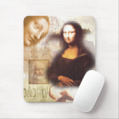Tapis De Souris mousepad de Léonard de Vinci (Avec souris)