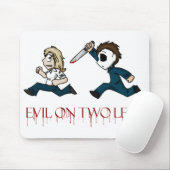 Tapis De Souris mousepad de logo d'evilontwolegs.com (Avec souris)