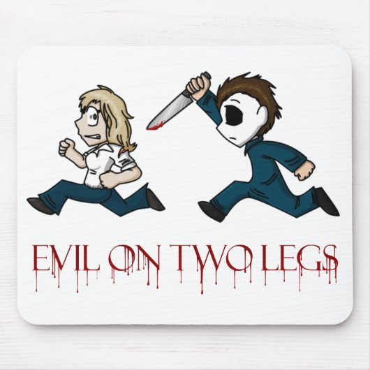 Tapis De Souris mousepad de logo d'evilontwolegs.com (Devant)