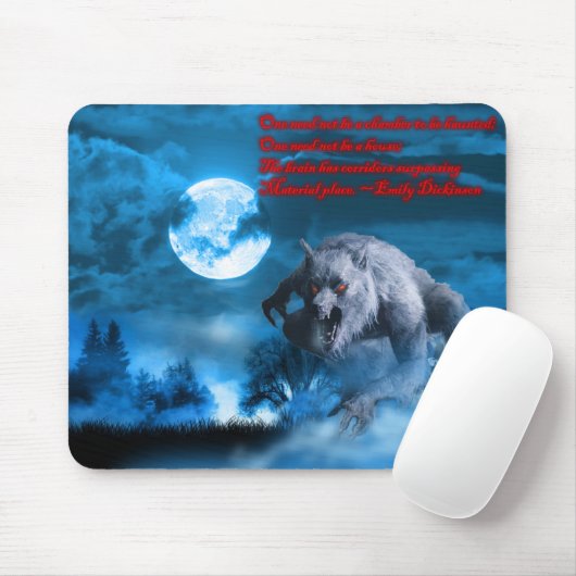 Tapis De Souris Mousepad de Lycan (Avec souris)