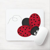 Tapis De Souris Mousepad de Madame Bug Luck (Avec souris)