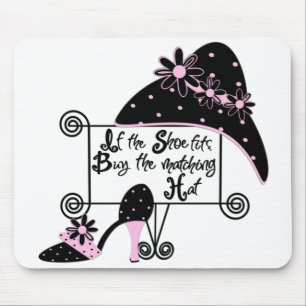Tapis De Souris Mousepad de mode rose