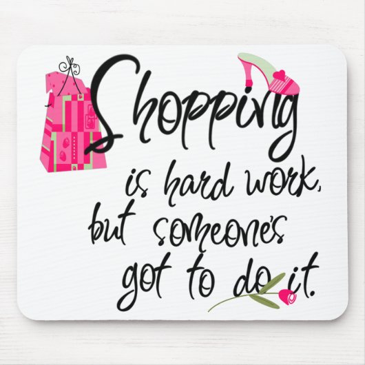 Tapis De Souris Mousepad de mode rose foncé (Devant)