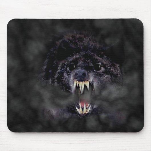 Tapis De Souris Mousepad de monstre de Rat-Loup (Devant)