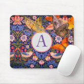 TAPIS DE SOURIS MOUSEPAD DE MORRIS ET BUTTERFLIS INITIAUX PERSONNA (Avec souris)