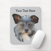 Tapis De Souris Mousepad de mouton Mutt Chien de race Mutt Terrier (Avec souris)