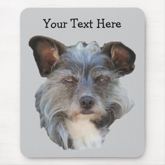 Tapis De Souris Mousepad de mouton Mutt Chien de race Mutt Terrier (Devant)