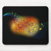 Tapis De Souris mousepad de musique (Devant)