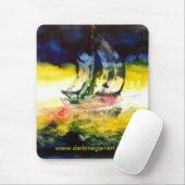 Tapis De Souris Mousepad de navigation abstrait (Avec souris)