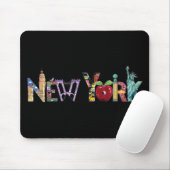Tapis De Souris Mousepad de New York (Avec souris)