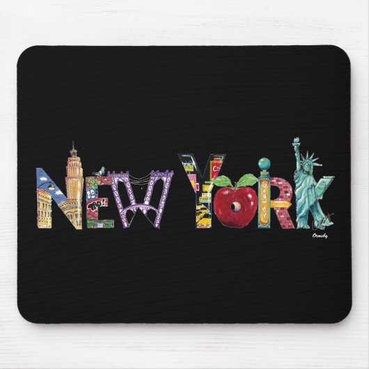 Tapis De Souris Mousepad de New York (Devant)