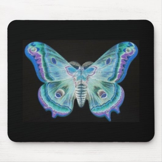 Tapis De Souris Mousepad de papillon de nuit Abstrait (Devant)