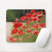 Tapis De Souris mousepad de pavots (Avec souris)