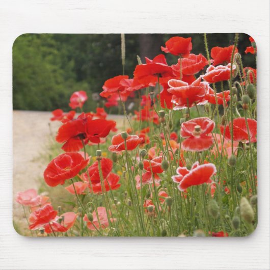 Tapis De Souris mousepad de pavots (Devant)