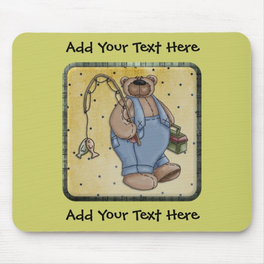 Tapis De Souris Mousepad de pêche par SRF (Devant)