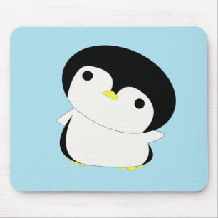 Tapis De Souris Mousepad de pingouin de bébé de Kawaii