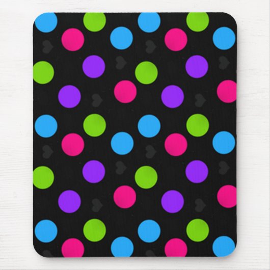 Tapis De Souris Mousepad de point de polka (Devant)
