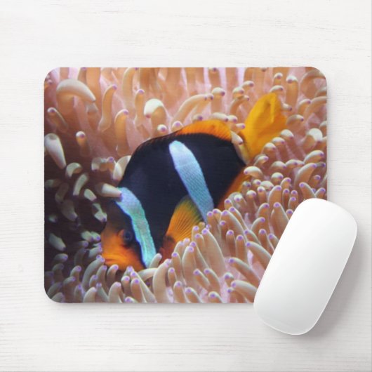 Tapis De Souris Mousepad de poisson clown (Avec souris)