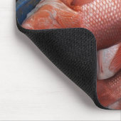 Tapis De Souris Mousepad de poisson de Snapper Rouge (Coin)