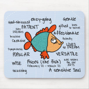 Tapis De Souris mousepad de Poissons