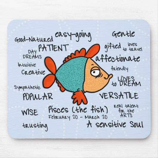 Tapis De Souris mousepad de Poissons (Devant)