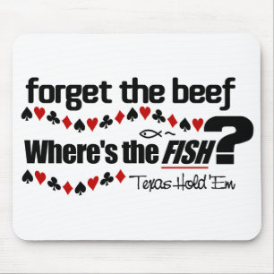 Tapis De Souris Mousepad de poissons de tisonnier