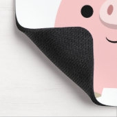 Tapis De Souris Mousepad de porc de bande dessinée de petit (Coin)