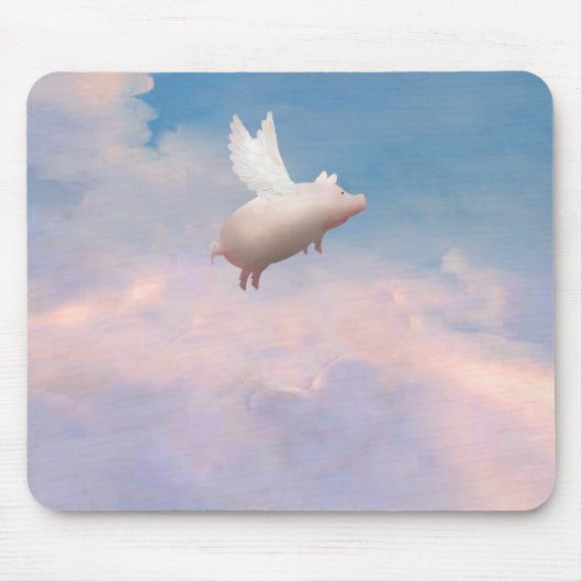 Tapis De Souris mousepad de porc de vol (Devant)
