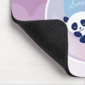Tapis De Souris Mousepad de pourpre de panda de sommeil (Coin)