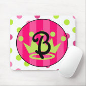 Tapis De Souris Mousepad de princesse Monogram (Avec souris)