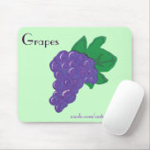 Tapis De Souris Mousepad de raisins (Avec souris)