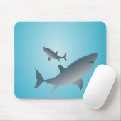 Tapis De Souris Mousepad de requin (Avec souris)