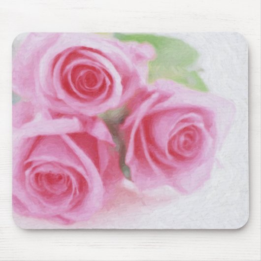 Tapis De Souris mousepad de roses (Devant)