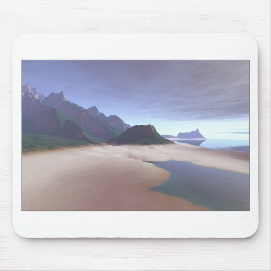 TAPIS DE SOURIS MOUSEPAD DE SABLE D'ARGENT (Devant)