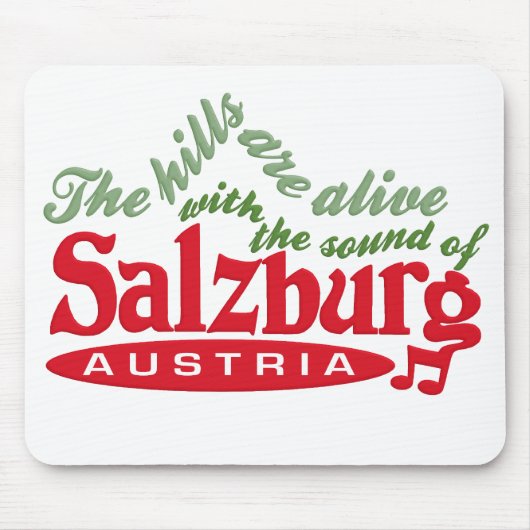 Tapis De Souris Mousepad de Salzbourg (Devant)