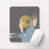 Tapis De Souris Mousepad de Skater (Avec souris)