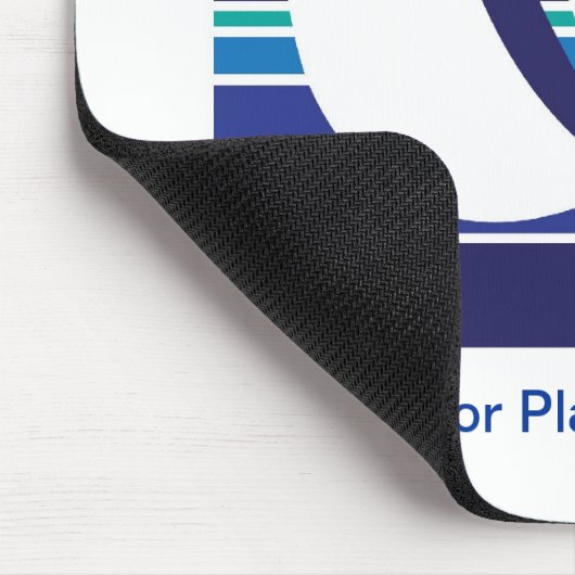 Tapis De Souris Mousepad de Square_Template de bleus de bateau (Coin)