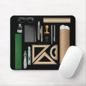 Tapis De Souris mousepad de table d'architecte (Avec souris)
