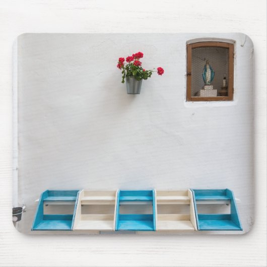 Tapis De Souris Mousepad de tombeau d'autel de rue de Vierge Marie (Devant)