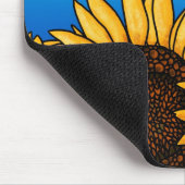 Tapis De Souris mousepad de tournesol de traînée d'abeille (Coin)