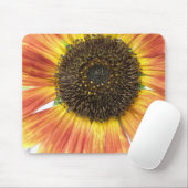 Tapis De Souris Mousepad de tournesol orange (Avec souris)