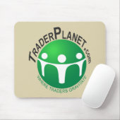 Tapis De Souris mousepad de TraderPlanet.com avec le logo (Avec souris)