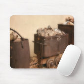 Tapis De Souris mousepad de train de charbon (Avec souris)