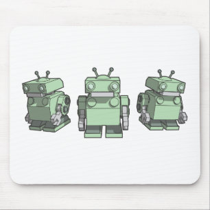 Tapis De Souris Mousepad de trio de robot