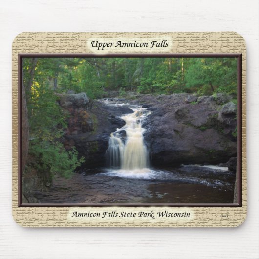 Tapis De Souris Mousepad de Upper Amnicon Falls (Devant)