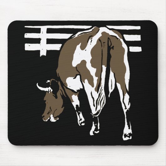 Tapis De Souris Mousepad de vache de taille victorienne (Devant)