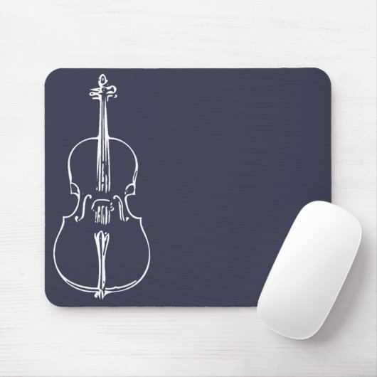 Tapis De Souris Mousepad de violoncelle (Avec souris)