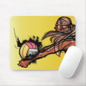 Tapis De Souris Mousepad de volleyball (Avec souris)