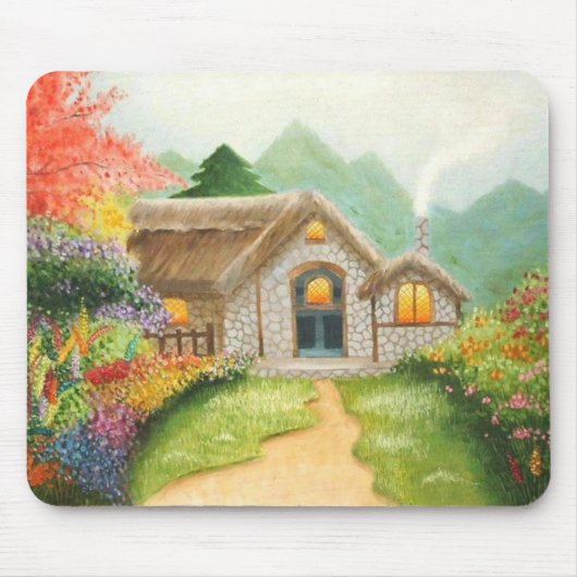 Tapis De Souris Mousepad de vue de jardin (Devant)