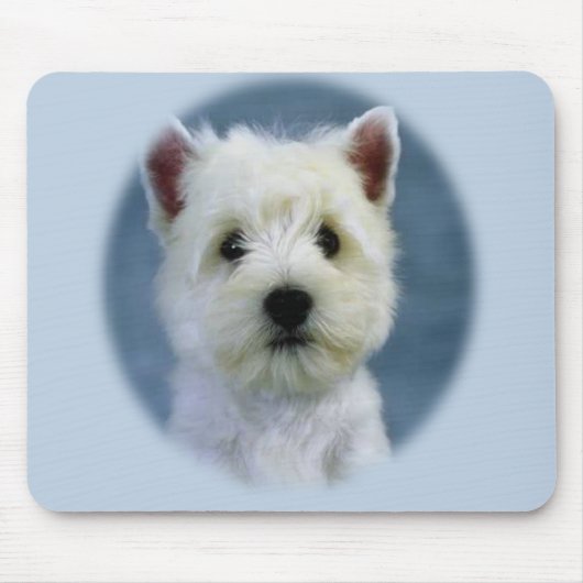 Tapis De Souris Mousepad de Westie (Devant)